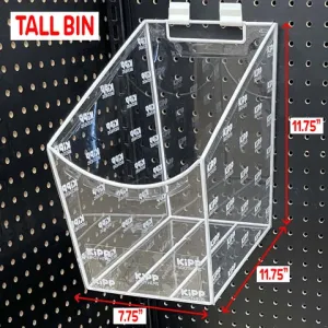 11.75" Tall Clear Vinyl Merchandising Bins - 1 Bin Per Pack 975330