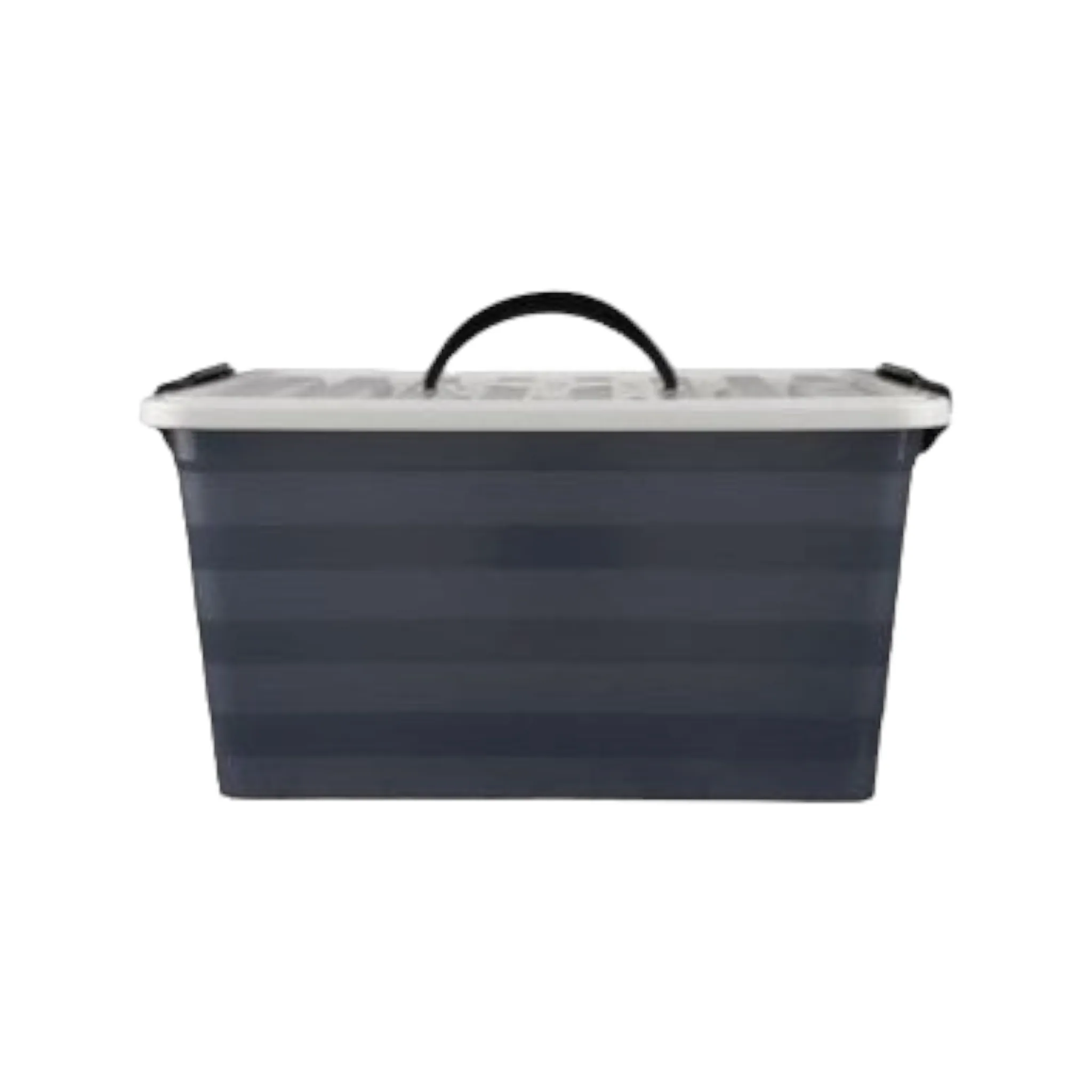 3.8L Storage Container Grey with Carry Handle