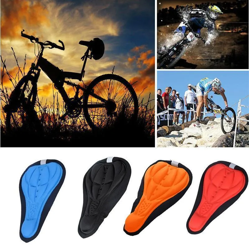 3D Silicone Soft Bike Seat Saddle Cover