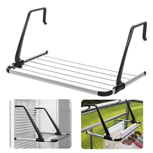 55X37Cm Stainless Steel Foldable Drying Rack Xf0886