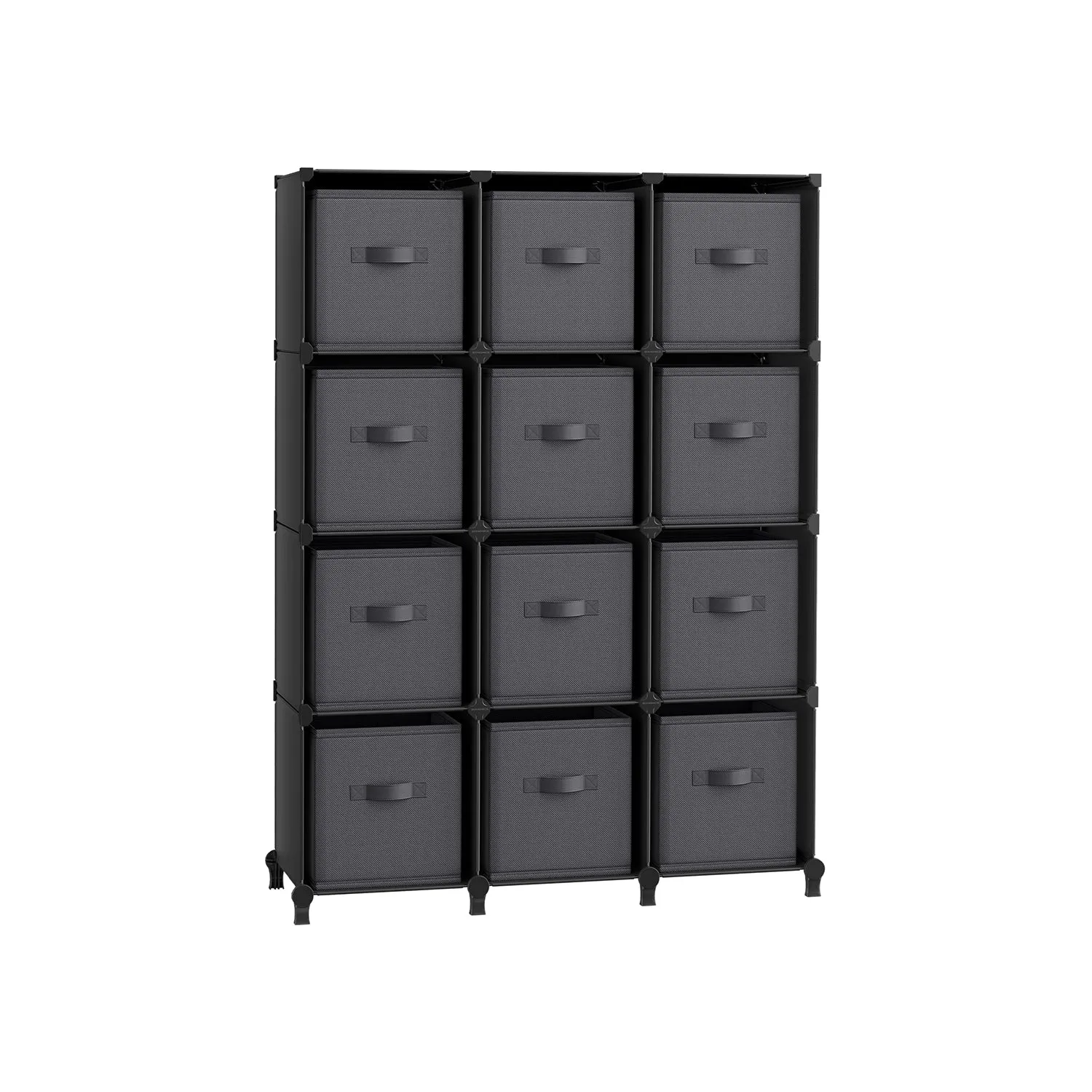 6-Cube Storage Organizer with Storage Boxes