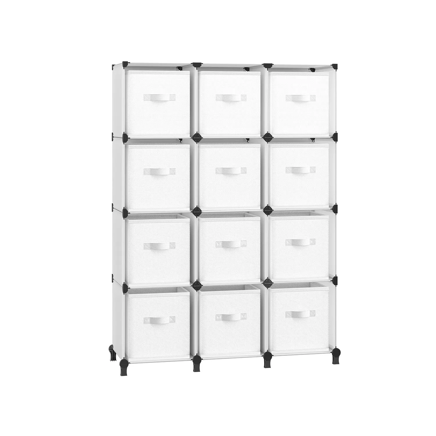 6-Cube Storage Organizer with Storage Boxes