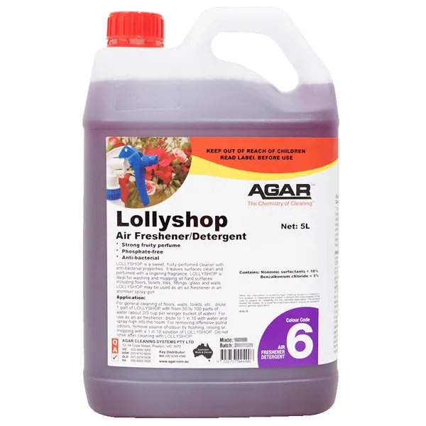 Agar Lollyshop Detergent and Air Freshener