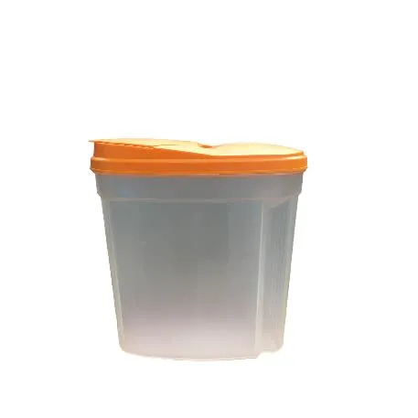 Airtight Plastic Storage Set - Orange Lids - Edgehome Airtight Plastic Storage Set- 3Pieces