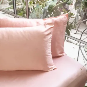 Bamboo Lyocell Pillowcase Set (Cloud pink)