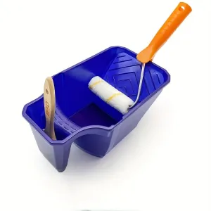 Blue Paint Bucket Set for Home Improvement Wall Painting