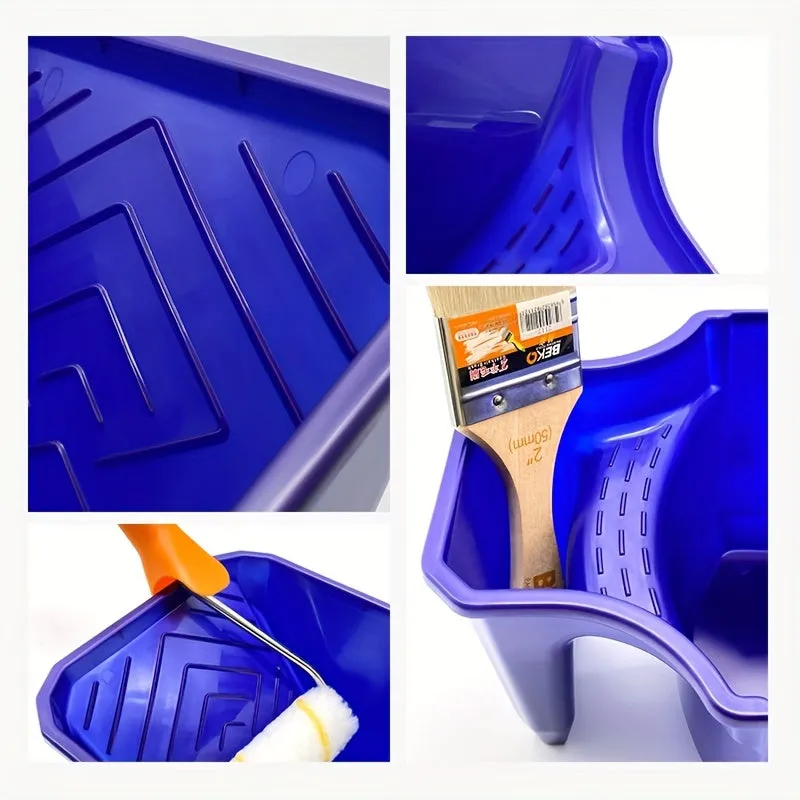 Blue Paint Bucket Set for Home Improvement Wall Painting