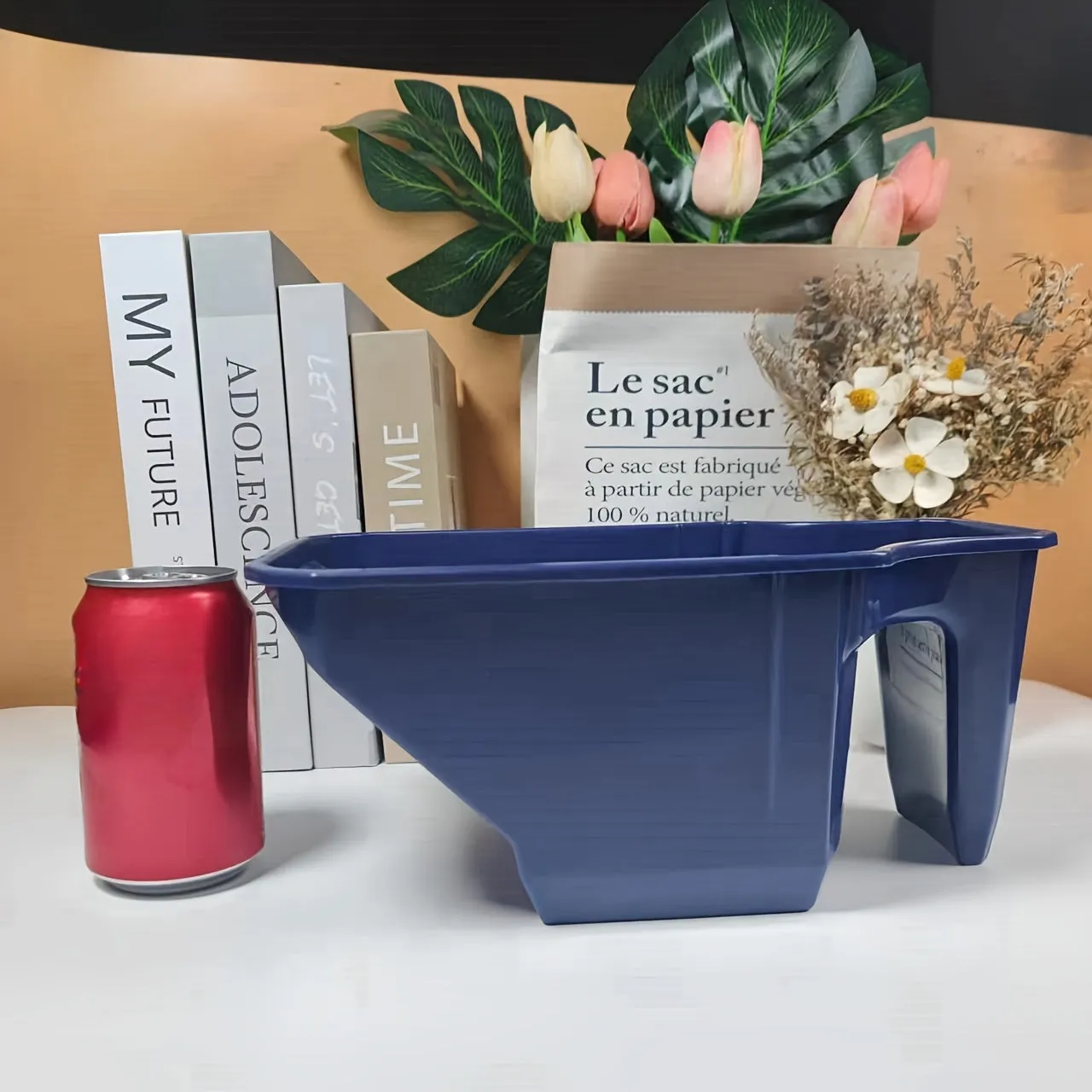 Blue Paint Bucket Set for Home Improvement Wall Painting