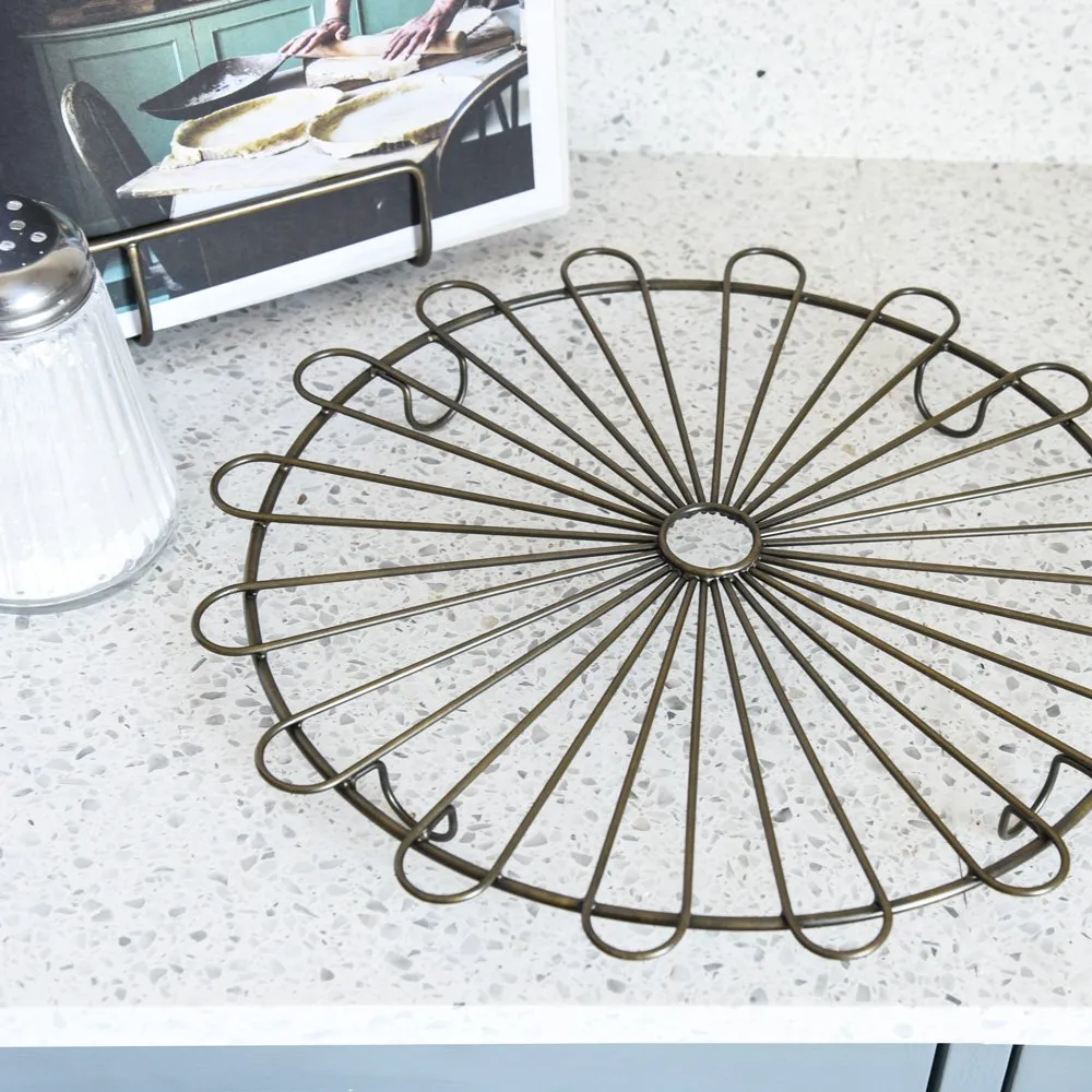 Cake Rack - Antique Brass Finish