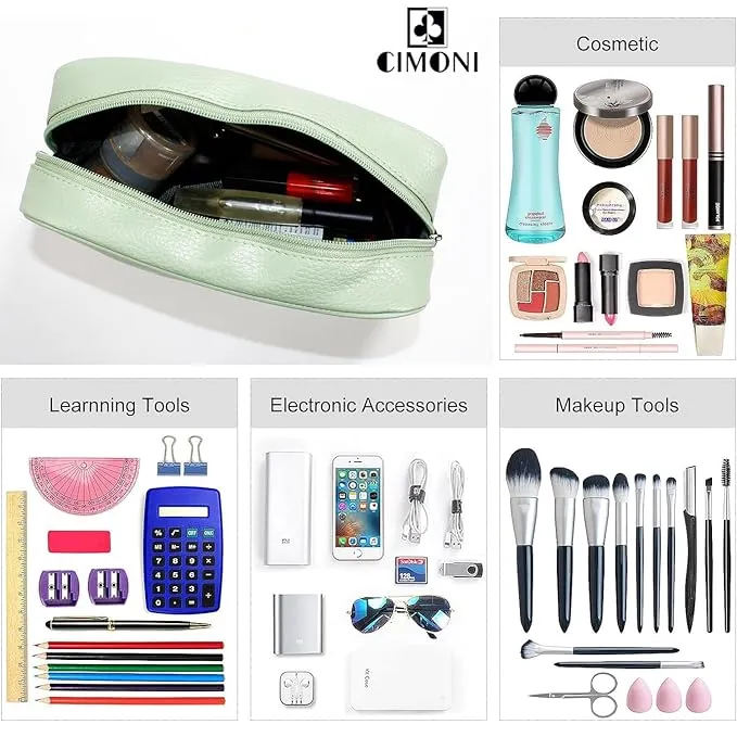 CIMOMI® Cosmetic Pouch for Women Travel Makeup Bag, Makeup Organizer Bag, Cosmetic Bag Makeup Bag for Women, Toiletry Bag for Travel Tools 24x9x17cm