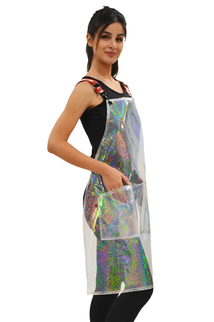 Clear Sparkle Signature Apron by Ladybird Line