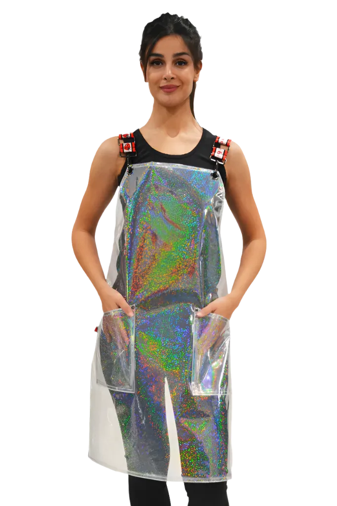 Clear Sparkle Signature Apron by Ladybird Line