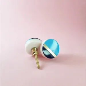 Cobalt Drawer Knob - Set Of Two