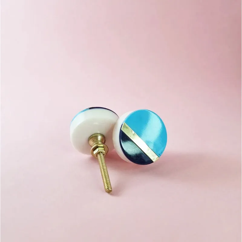 Cobalt Drawer Knob - Set Of Two