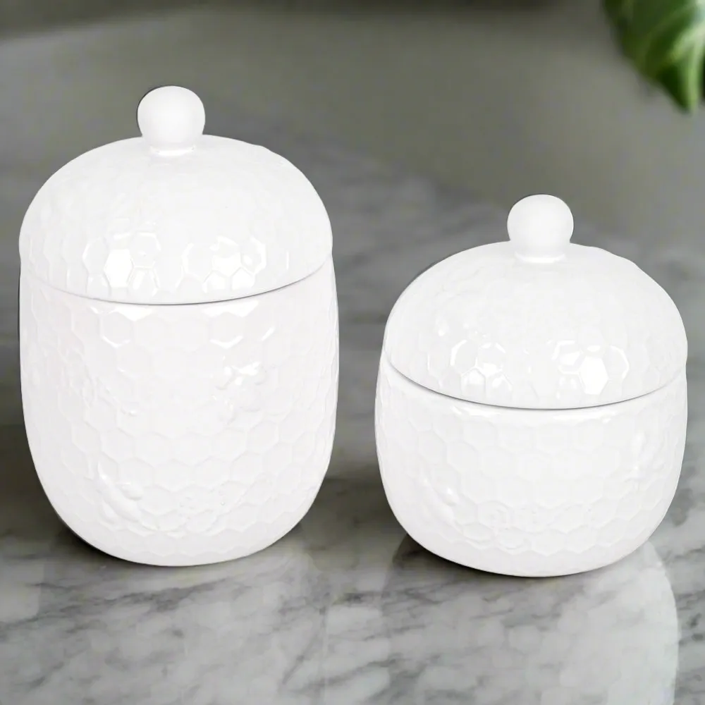 Countertop Storage Canisters, Set of 2