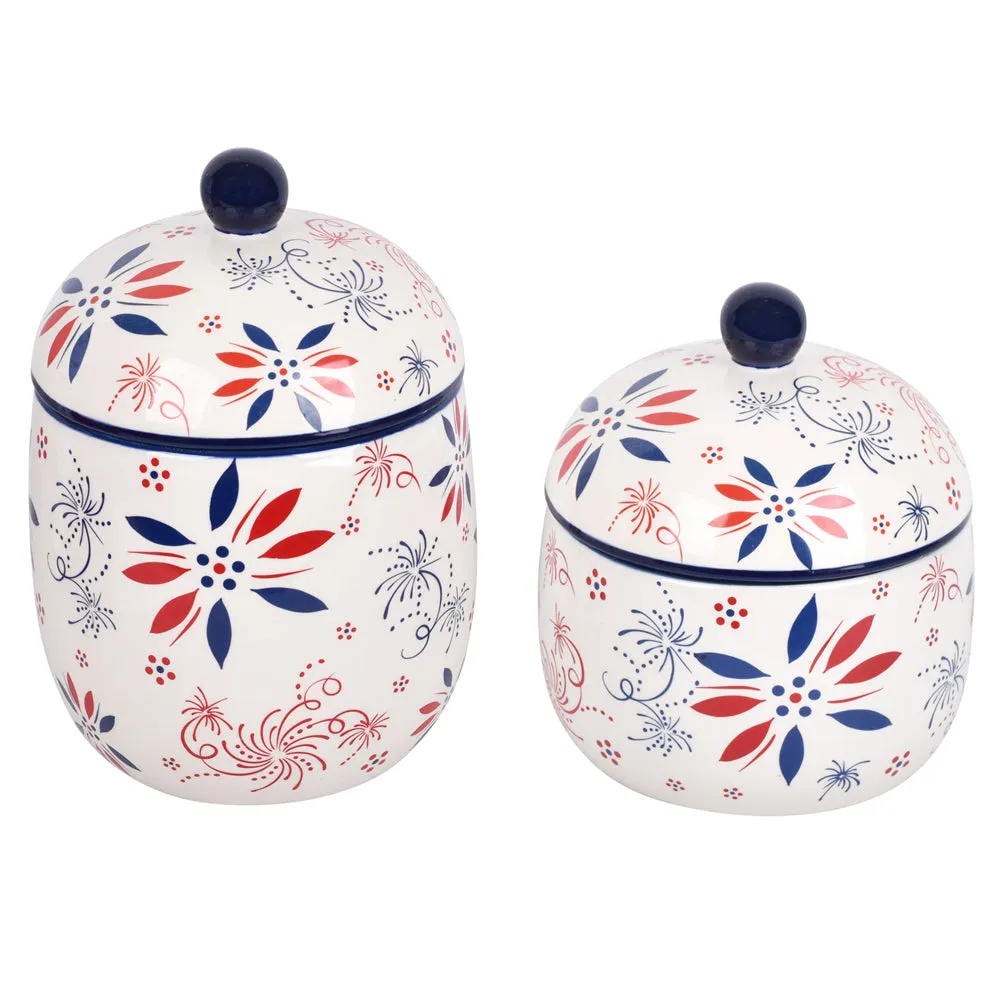 Countertop Storage Canisters, Set of 2