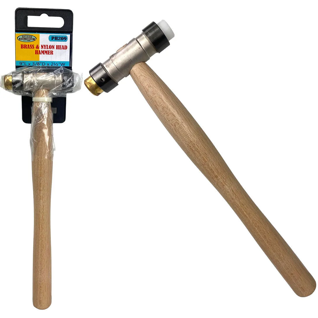 Double Headed Nylon and Brass Hammer  - PH-80209