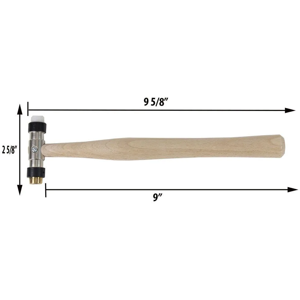 Double Headed Nylon and Brass Hammer  - PH-80209