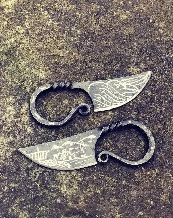 Dragon’s Tooth Neck Knife, Foraging Tool, Gardening Knife