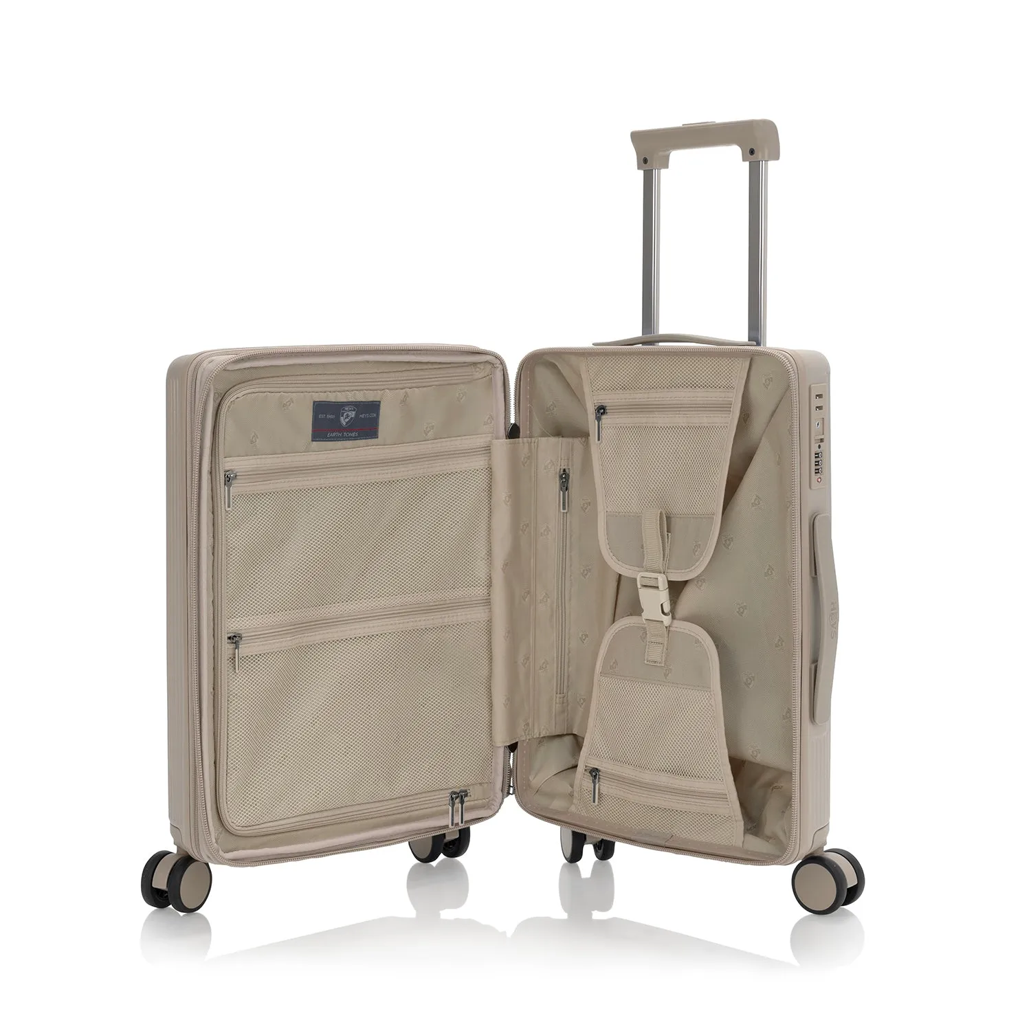 Earth Tones 21.5" Carry-on Luggage | Spinner Luggage