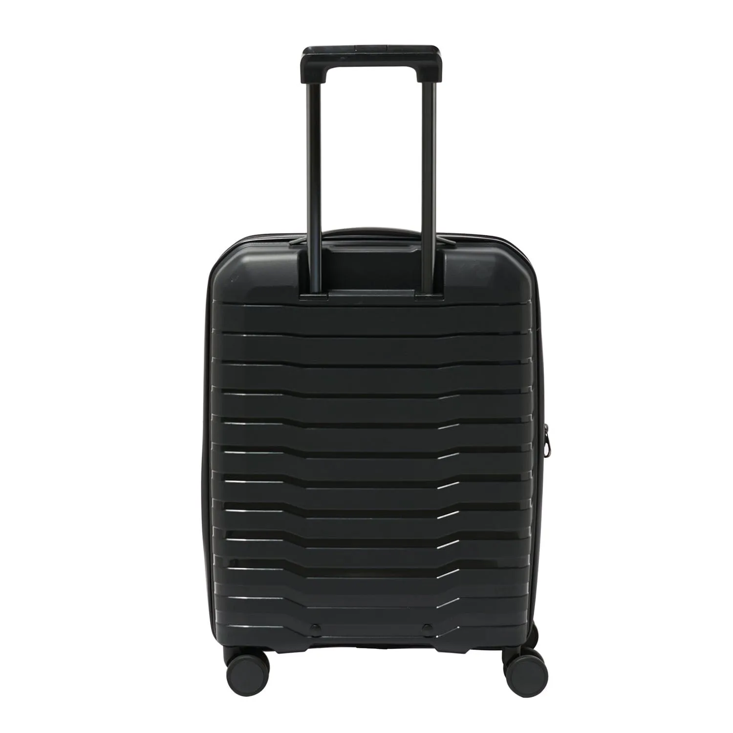 Echolac Lordnorth 58cm Hardcase Expandable 4 Double Wheel Cabin Luggage Trolley Black - PPT008 - 20 BLACK