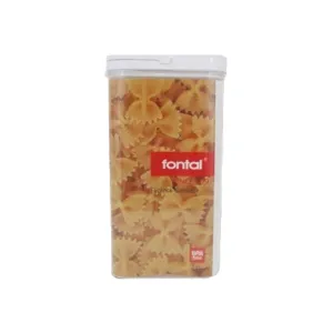 Fontal Acrylic Storage Canister Fliplock Rectangle 3.6L 11174