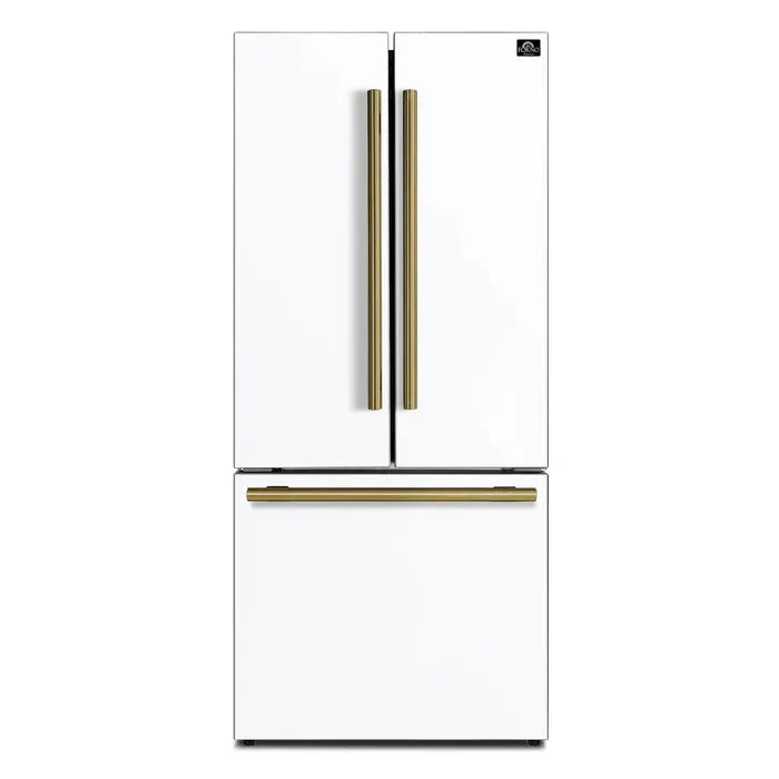 FORNO Espresso Gallipoli 30-inch 17.5 cu. ft. French Door Refrigerator with Ice Maker - FFFFD1974-31