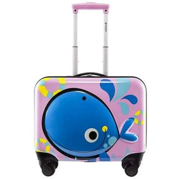 Ginza 3D Little Whale Children's Luggage 18"