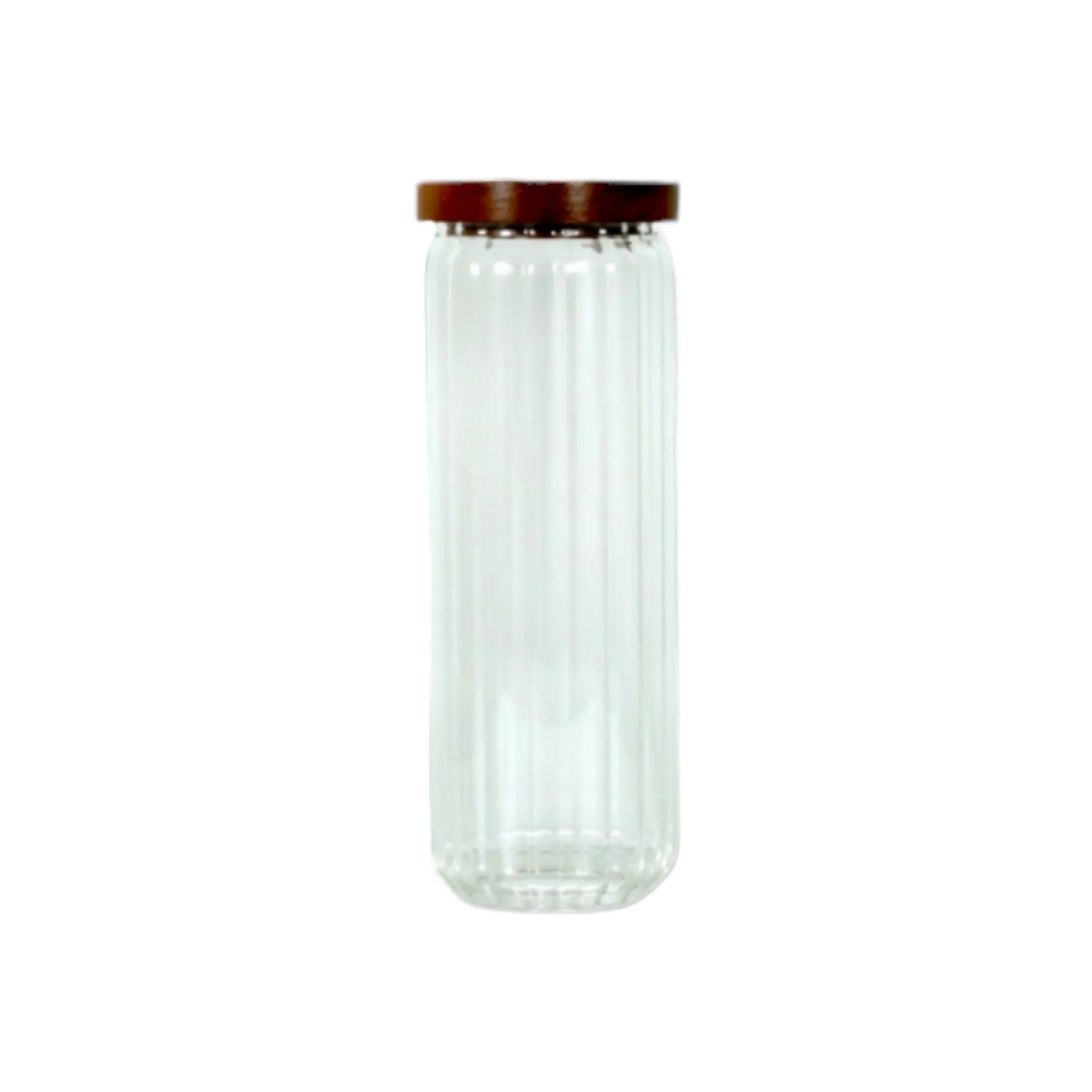 Glass Canister Jar 1200ml with Acacia Lid