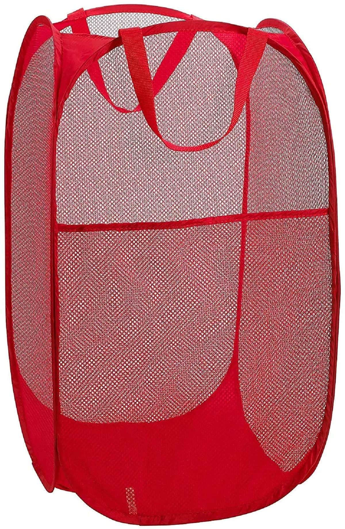 Heart Home Nylon Mesh Laundry Basket,30Ltr (Multi) - CTHH13057