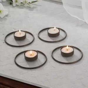 Idola Tealight Candle Holder (Copper) - Set of Four