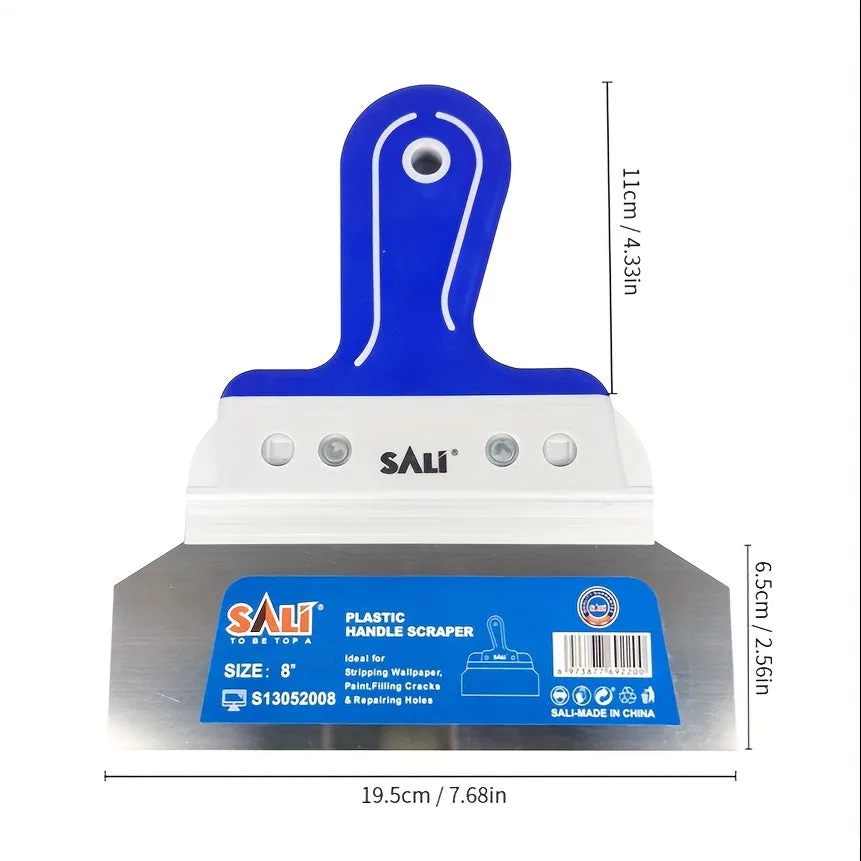 Industrial Grade 1pc Stainless Steel Scraper for Patching  Painting