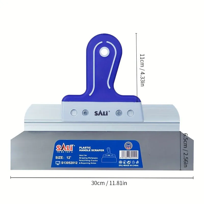 Industrial Grade 1pc Stainless Steel Scraper for Patching  Painting