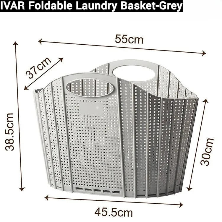 IVAR Portable/Foldable Laundry Basket