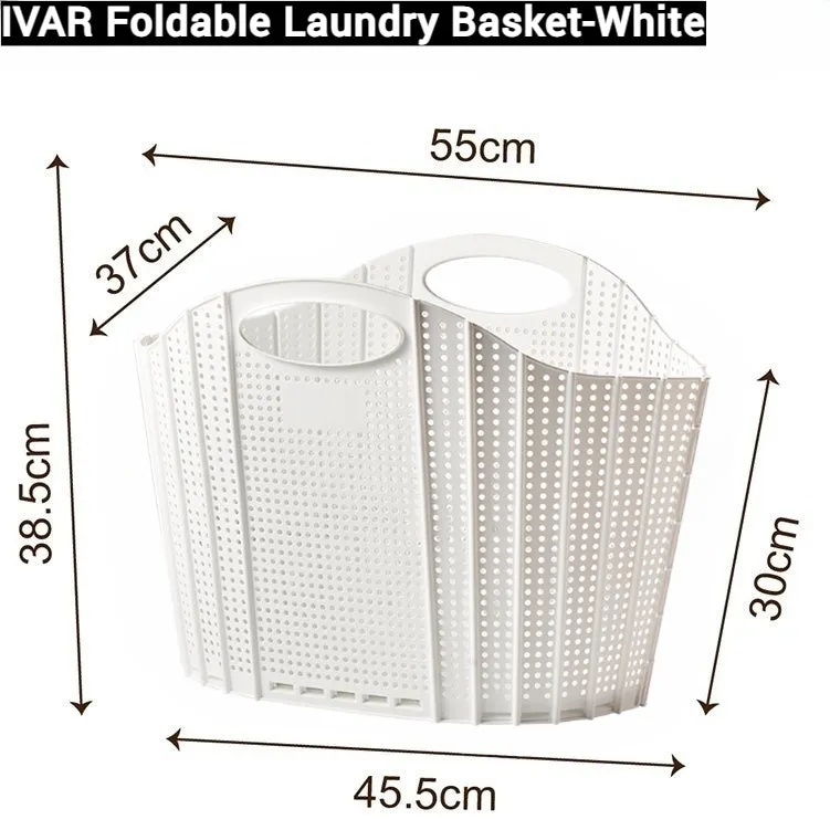 IVAR Portable/Foldable Laundry Basket