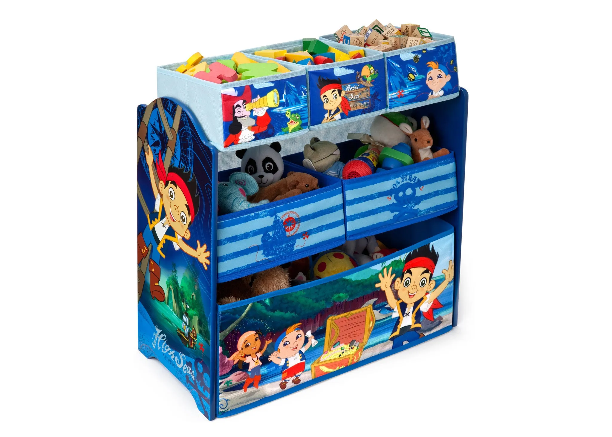 Jake and the Neverland Pirates Multi-Bin Toy Organizer