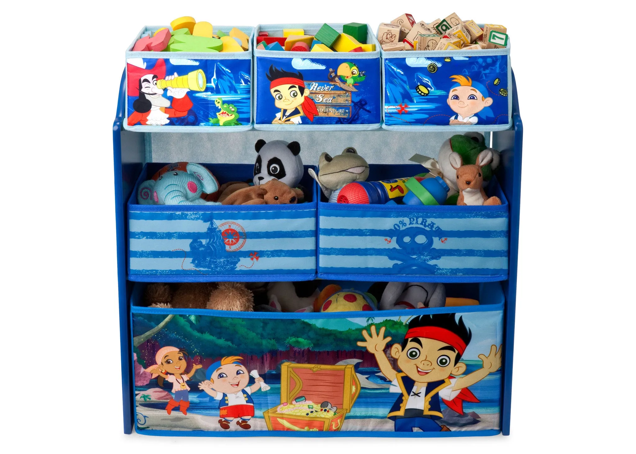 Jake and the Neverland Pirates Multi-Bin Toy Organizer