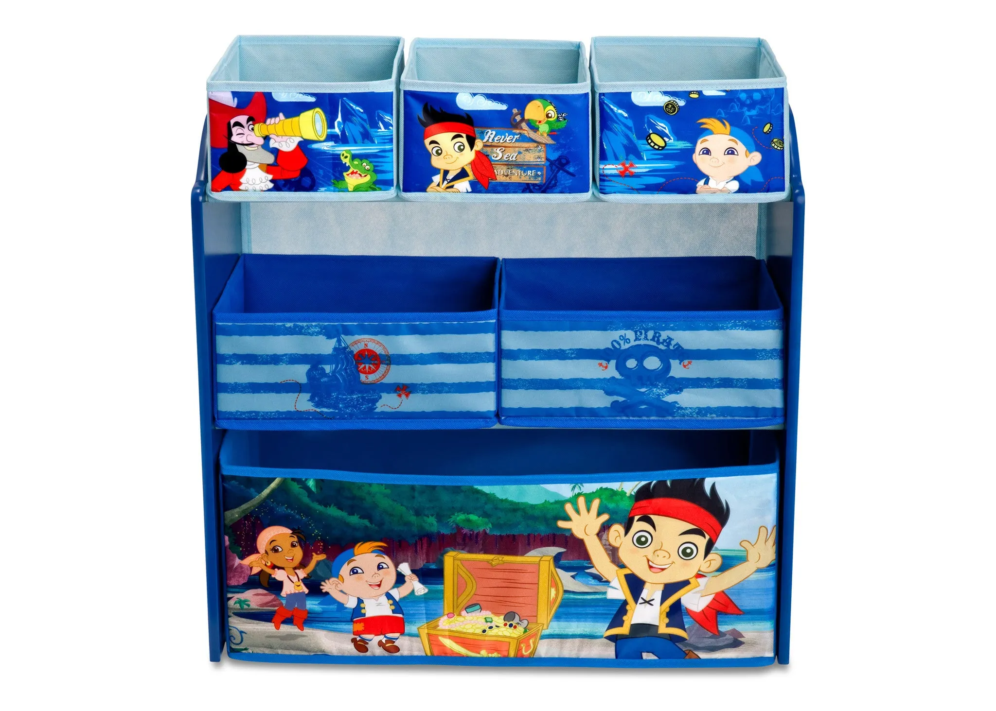 Jake and the Neverland Pirates Multi-Bin Toy Organizer