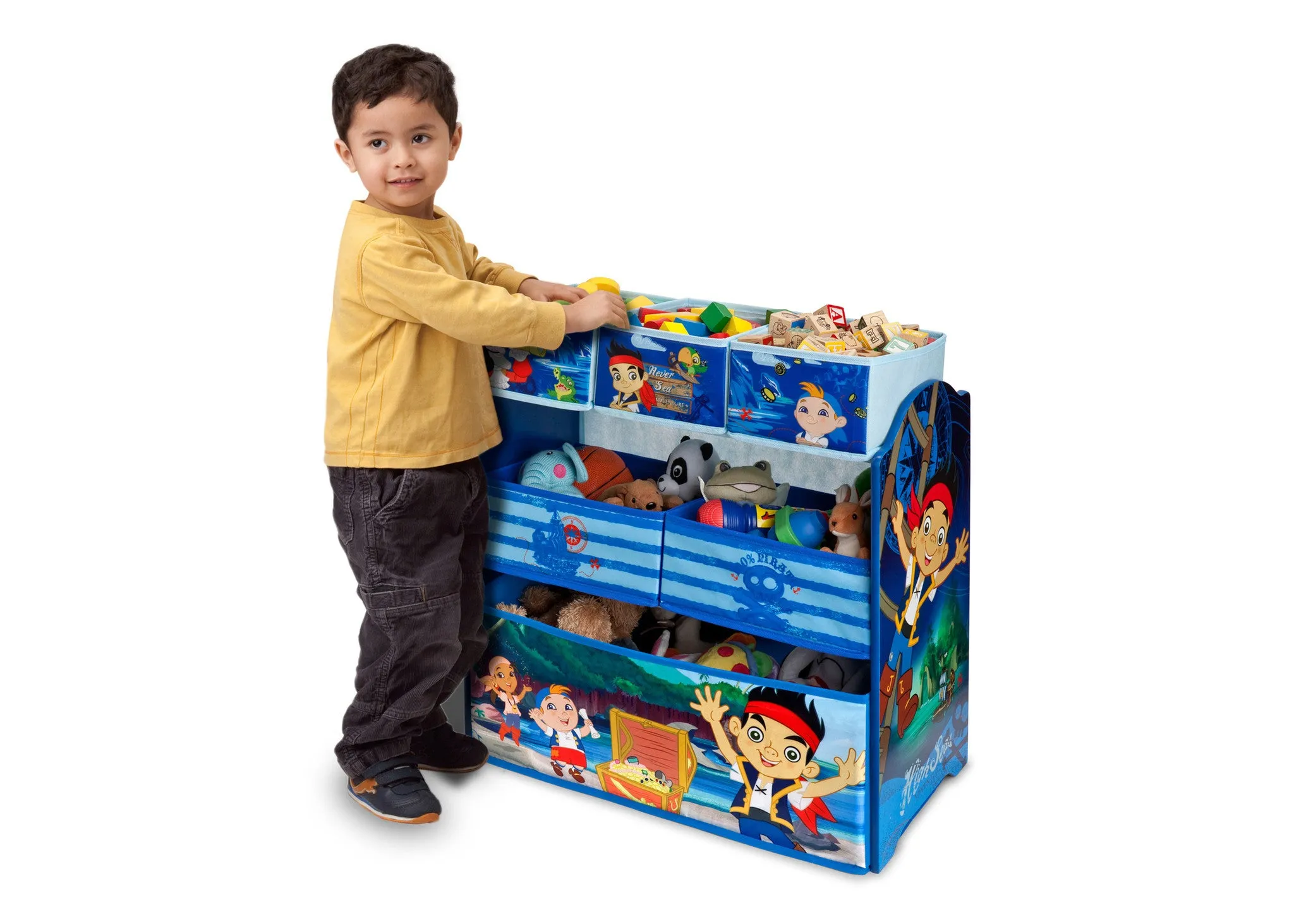 Jake and the Neverland Pirates Multi-Bin Toy Organizer