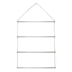 Jeffers Chrome-Plated Steel Hanging Horse Blanket Storage Rack