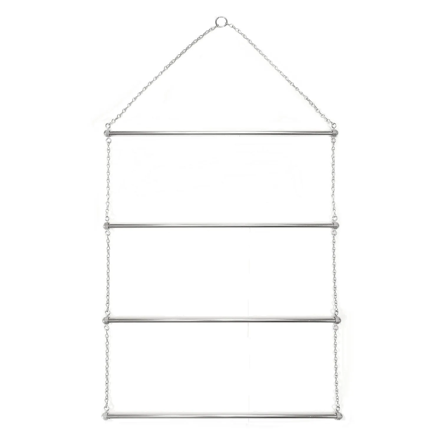 Jeffers Chrome-Plated Steel Hanging Horse Blanket Storage Rack