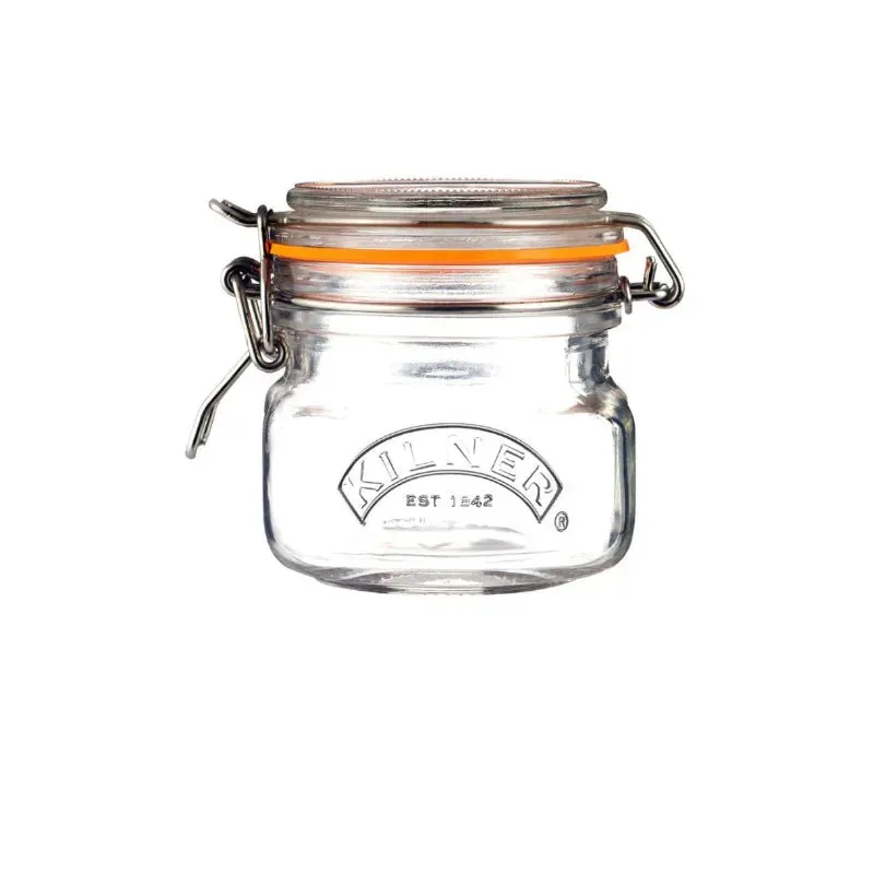 Kilner Aermando Top Square Glass Jar | 250 ml