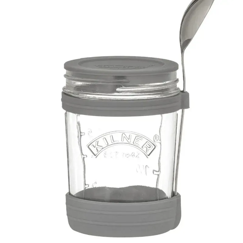 Kilner Brisa Soup Jar with Spoon & Base | 6 x 8 inches