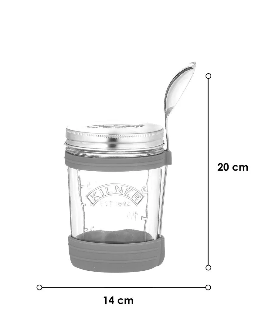 Kilner Brisa Soup Jar with Spoon & Base | 6 x 8 inches