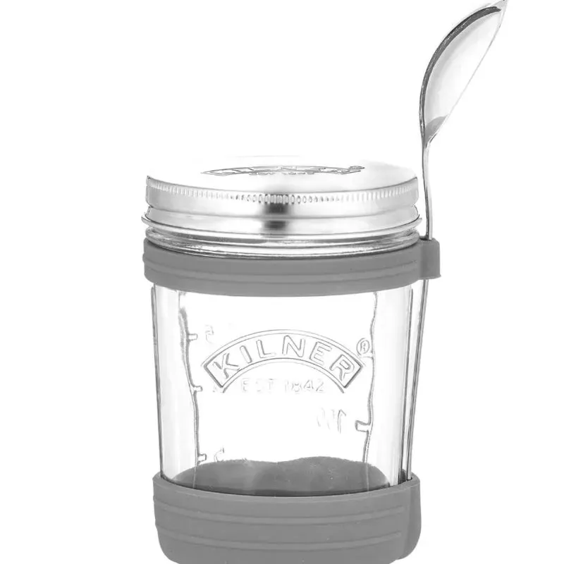 Kilner Brisa Soup Jar with Spoon & Base | 6 x 8 inches