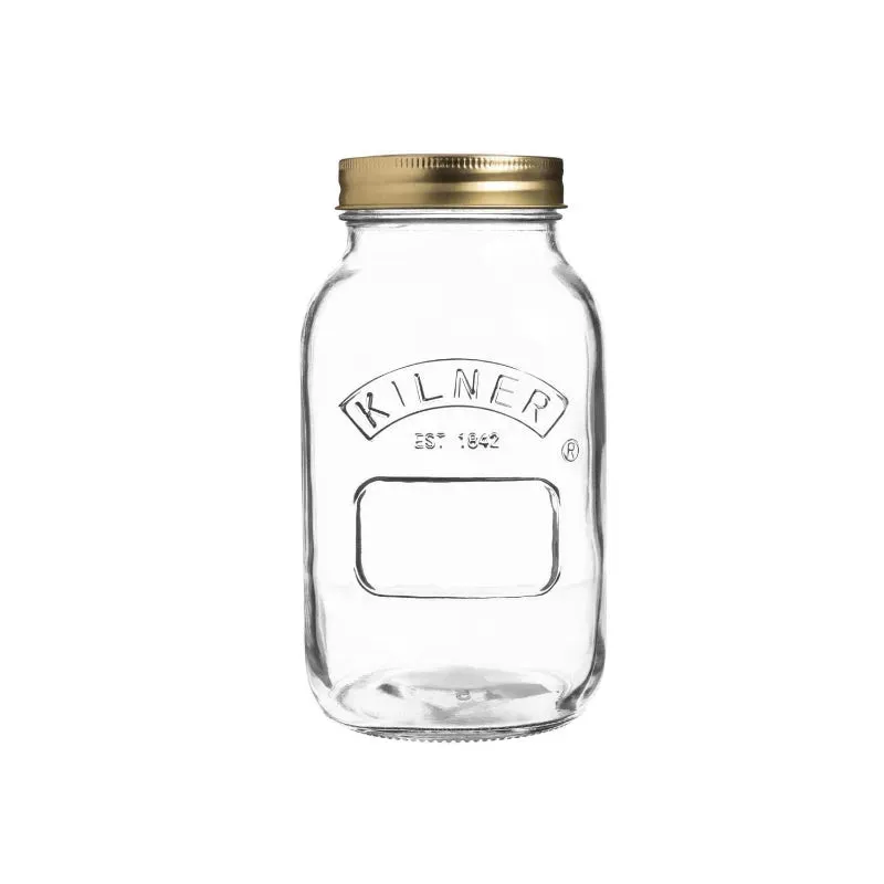 Kilner Glass Preserve Jar for Storing | 1 Ltr