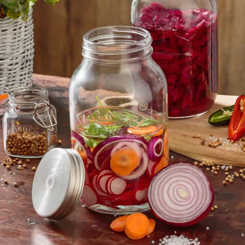 Kilner Mateo Fermentation | Set Of 2 | 4 x 9 inches