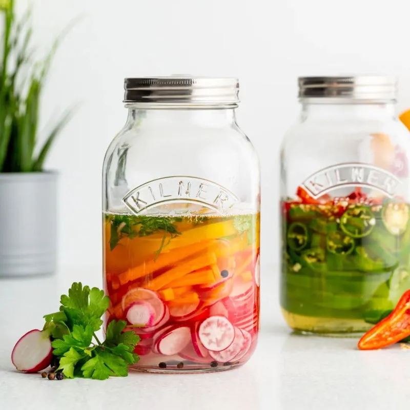 Kilner Mateo Fermentation | Set Of 2 | 4 x 9 inches