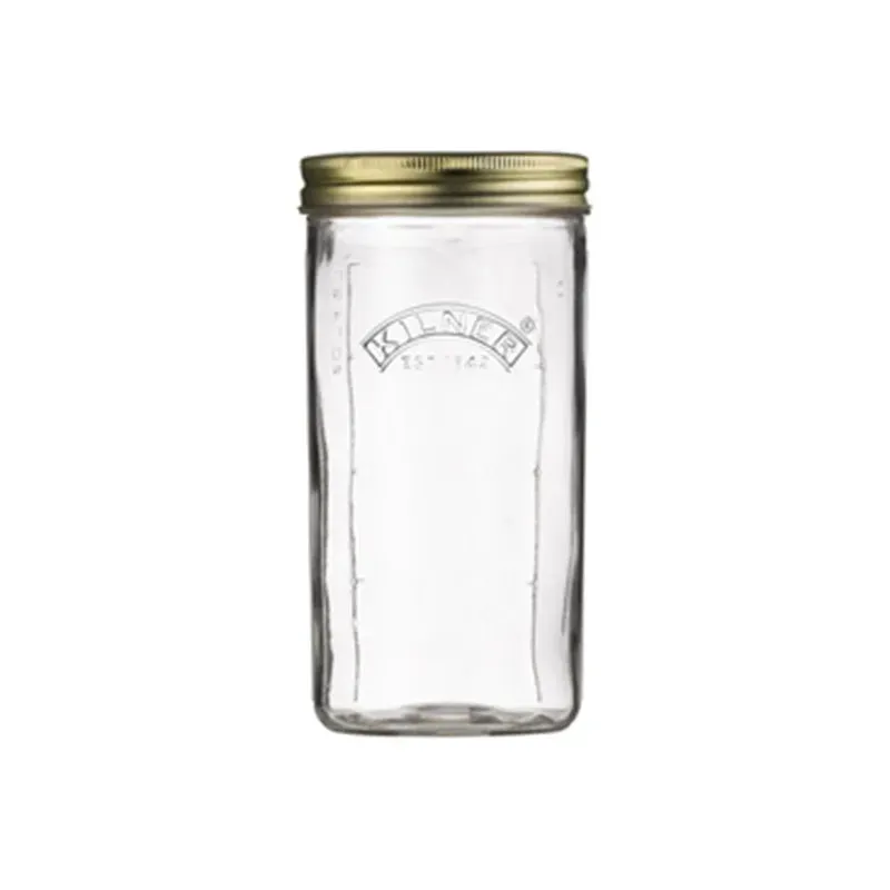 Kilner Wide Mouth Glass Preserve Jar | 1 Litre