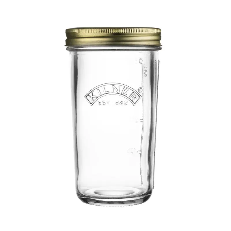 Kilner Wide Mouth Glass Preserve Jar | 1 Litre